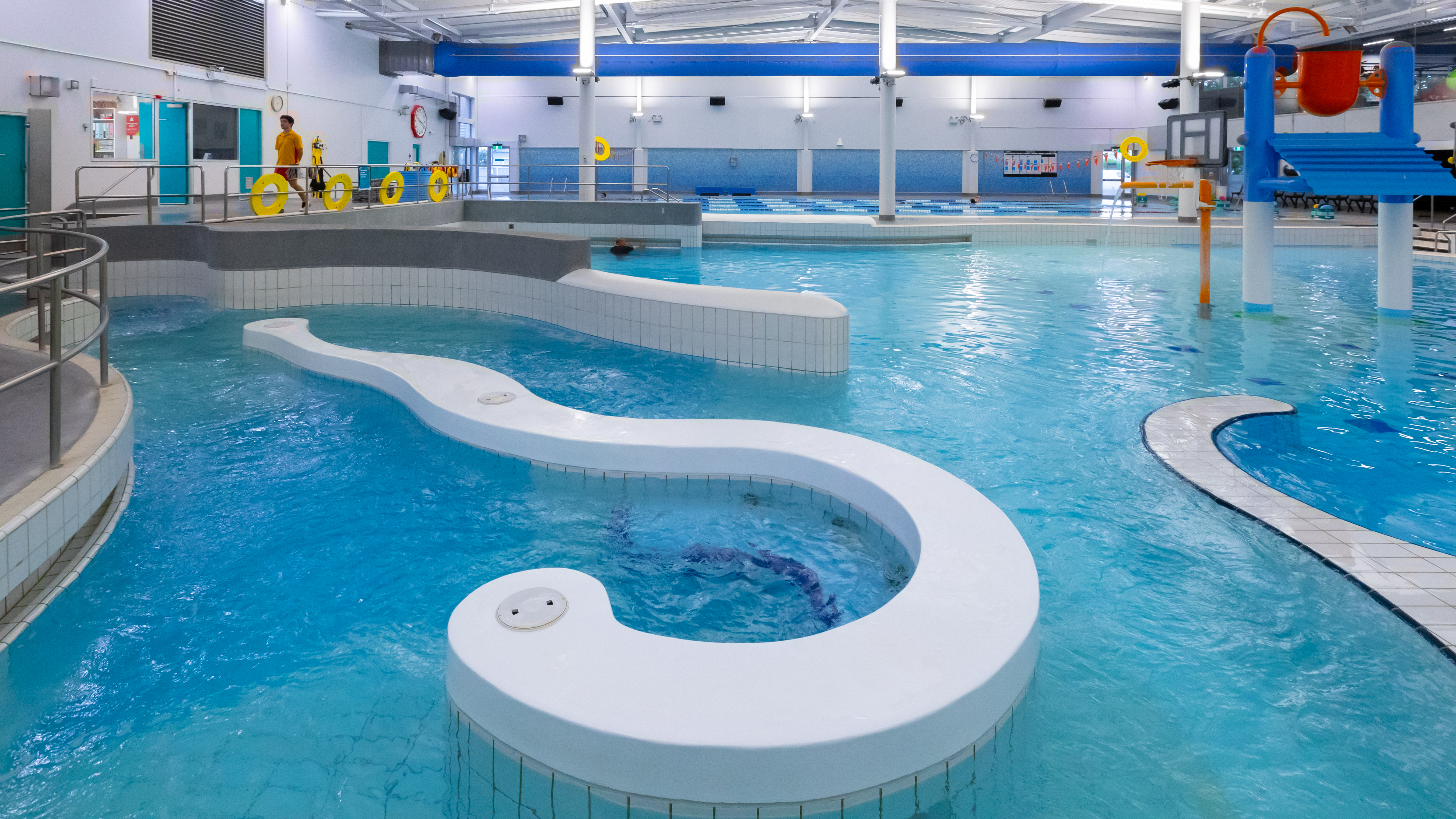 The lazy river at Pioneer Recreation and Sport pool. 